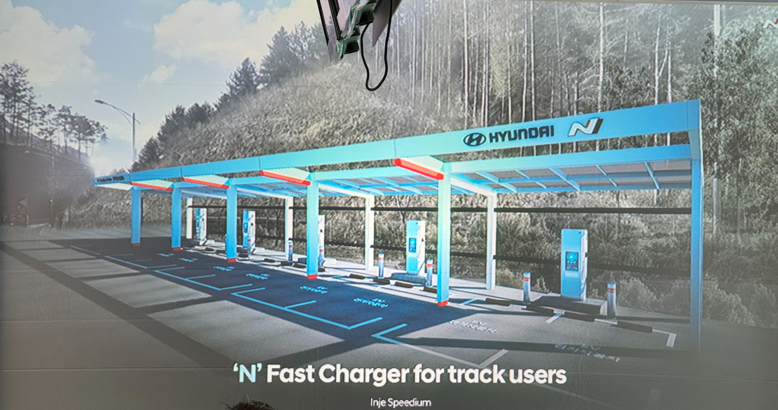 Hyundai N brand specialized fast charging station