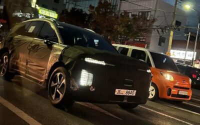 Hyundai IONIQ 7 Spied with Production Lights
