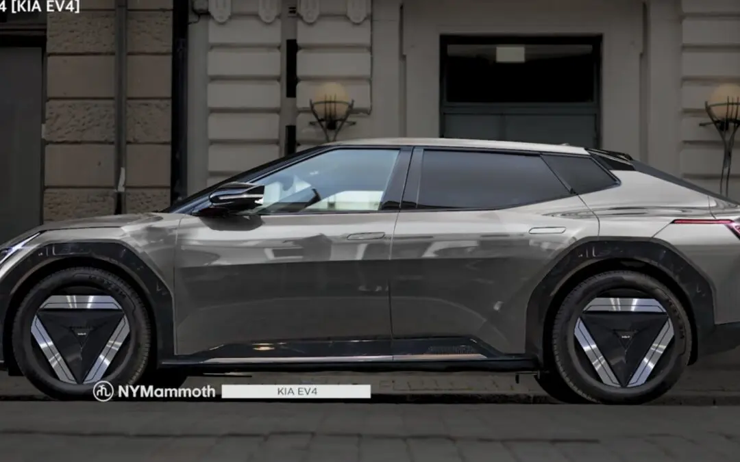 2024 KIA EV4 Rendering