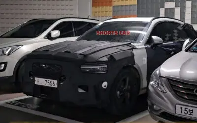 Genesis GV70 Facelift Spied Up Close