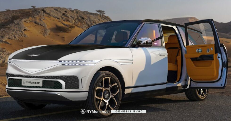 Genesis GV90 All-Electric SUV Rendering - Korean Car Blog