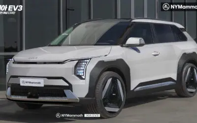 KIA EV3 Compact EV SUV Rendering