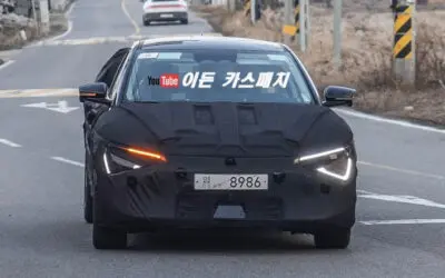 KIA EV6 Facelift Production Headlights Revealed