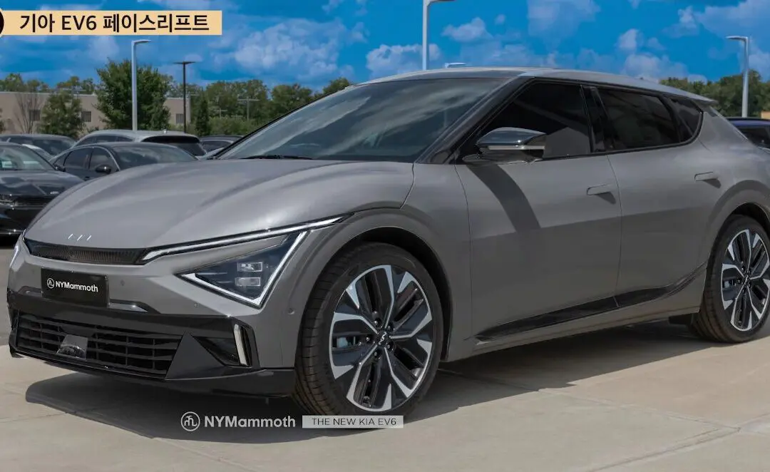 KIA EV6 Facelift Rendering