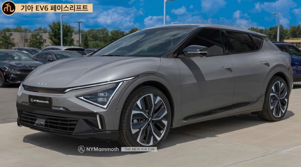 KIA EV6 Facelift Rendering - Korean Car Blog