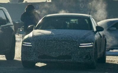 2025 Genesis G80 Electrified Spied During Cold Weather Testing