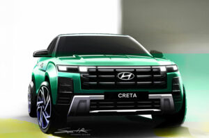 hyundai creta facelift sketch