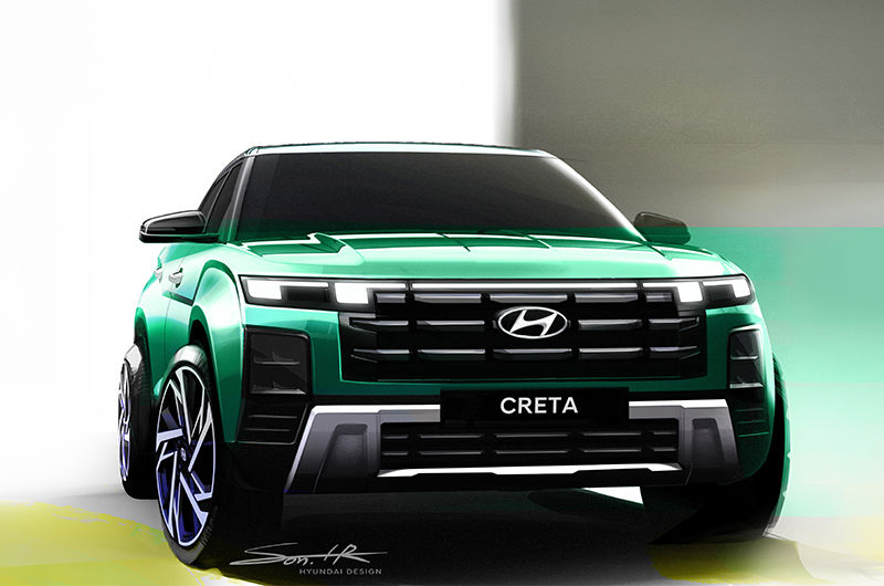 Hyundai Unveils All-New Creta Design in Sketch