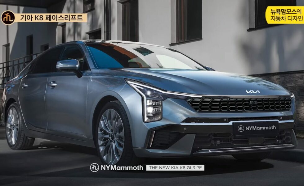 Kia K Facelift Rendering Imagines New Front Design Korean Car Blog