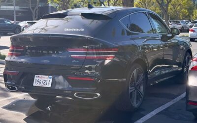 US-Spec Genesis GV80 Coupe Spotted in SoCal