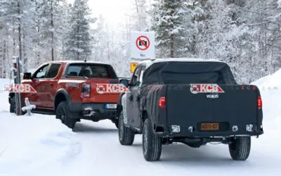 Kia Tasman Pickup Spied Benchmarking Ford Ranger Raptor