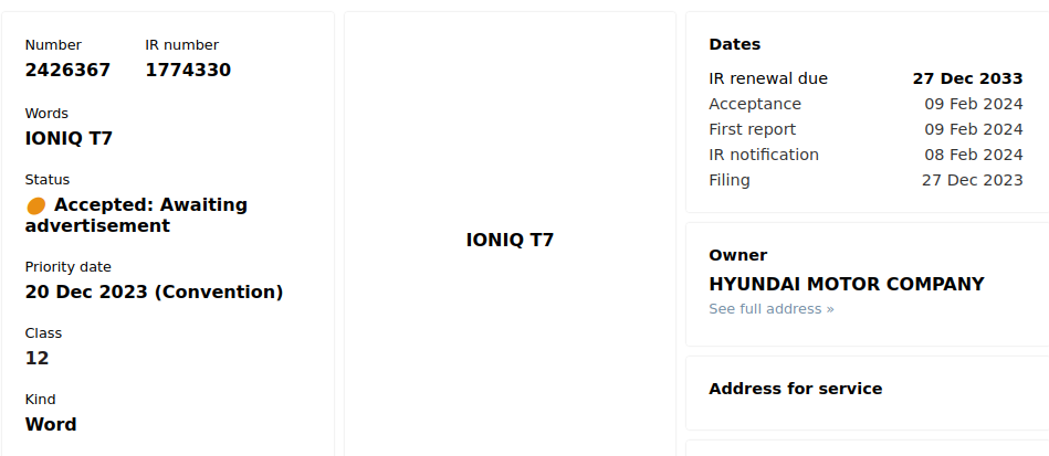 hyundai also trademarked ioniq t7 pickup truck