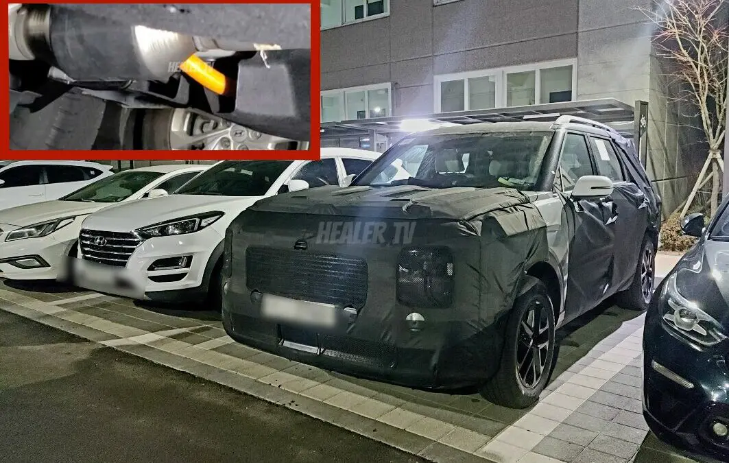 Proof of Next-Gen Hyundai Palisade Hybrid Model Found