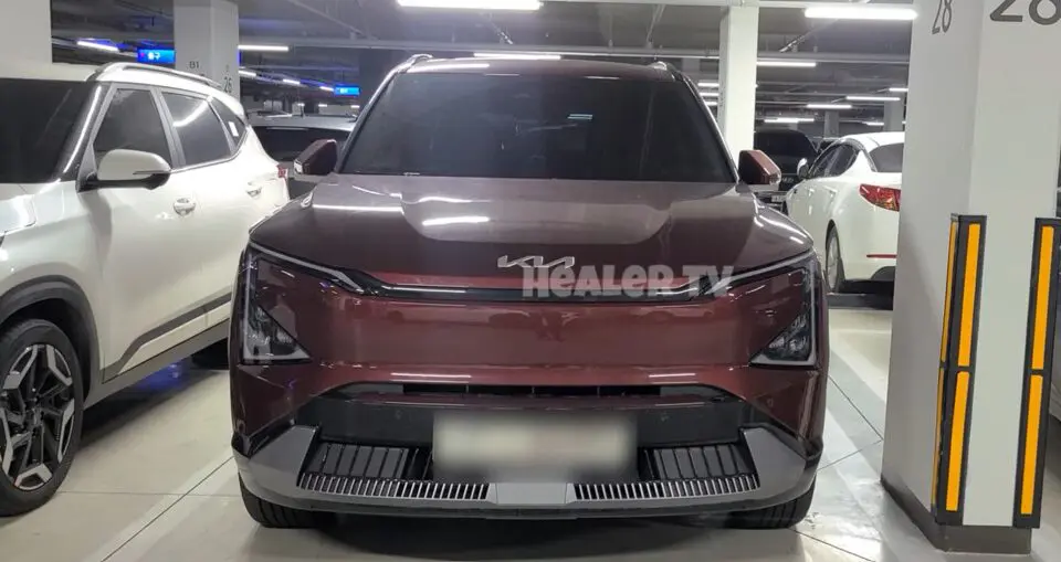 Korean-spec KIA EV5 Spied Undisguised