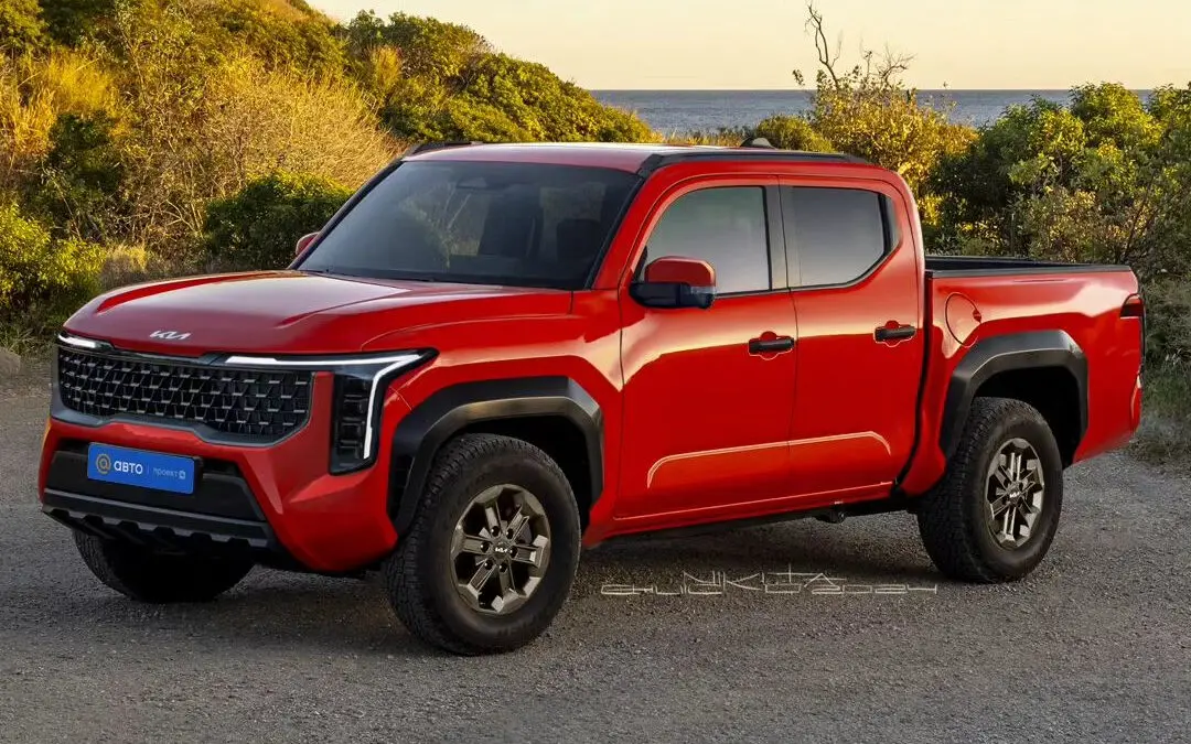 Kia Tasman Pick Up Rendering