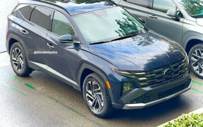 US-Spec 2025 Hyundai Tucson Facelift Spied