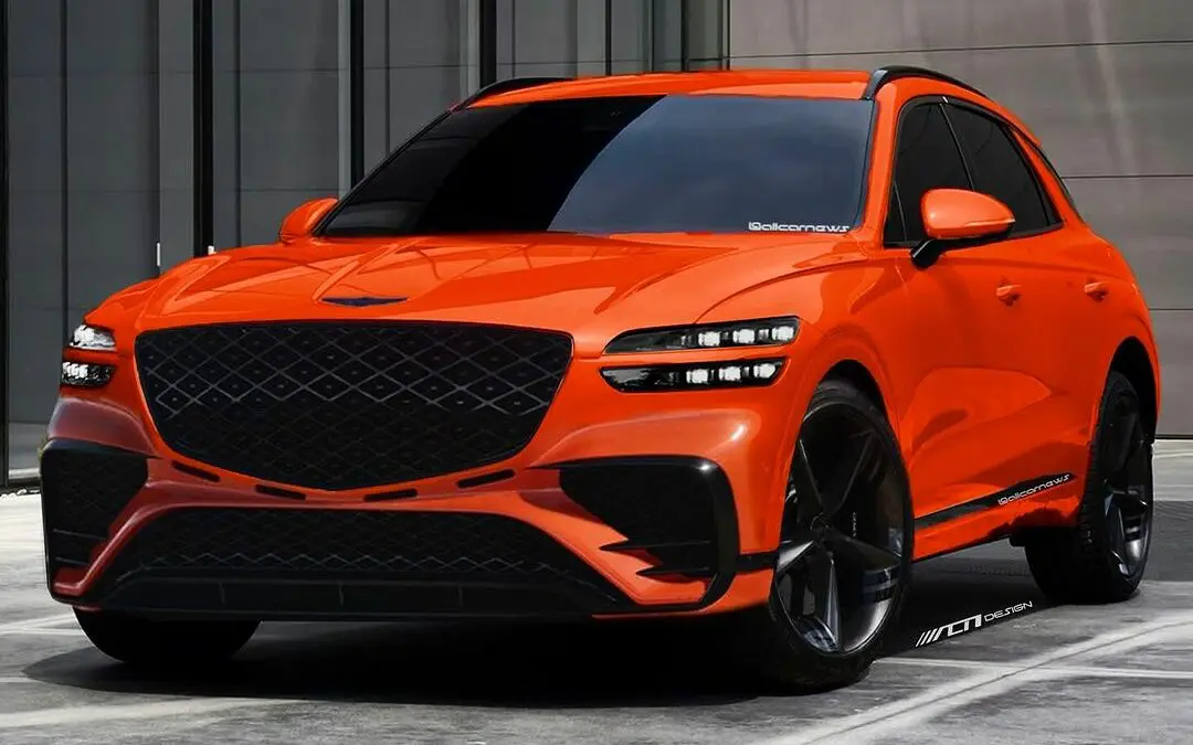 Genesis GV70 Magma Rendering