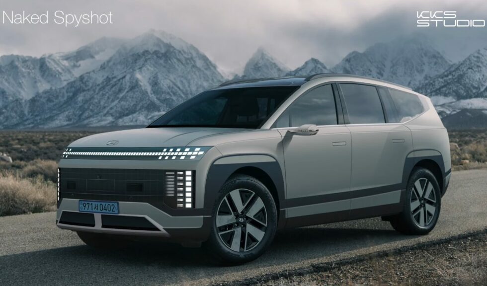 Hyundai IONIQ 9 Large EV SUV Rendering - Korean Car Blog