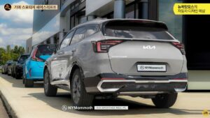 kia sportage facelift rendering rear nymammoth