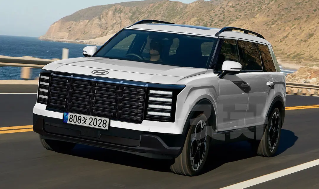 2026 Hyundai Palisade Rendering After Latest Spy Shots