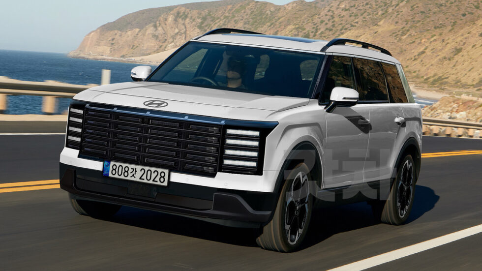 2026 Hyundai Palisade Rendering After Latest Spy Shots - Korean Car Blog