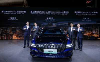 Genesis Unveiled Updated Electrified G80 at Beijing