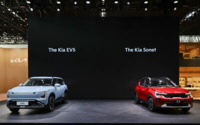 Kia Showcases EV5, New Sonet and UNI WHEEL at Beijing Auto Show