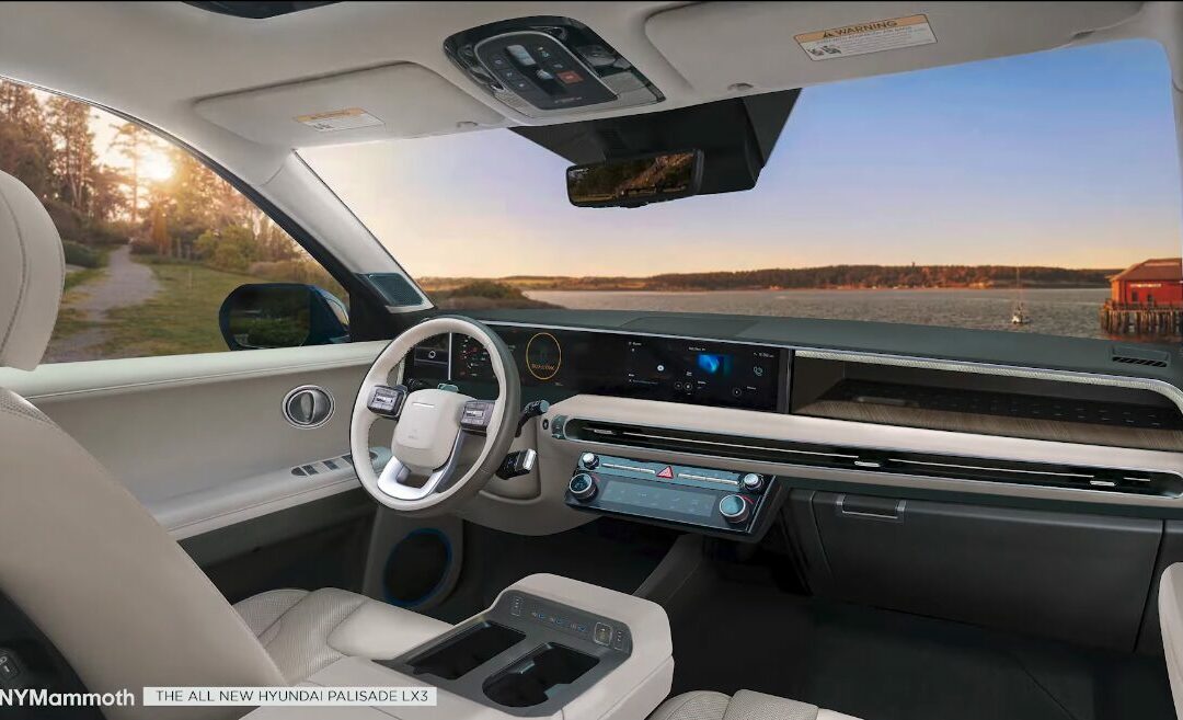 2026 Hyundai Palisade Interior Rendering