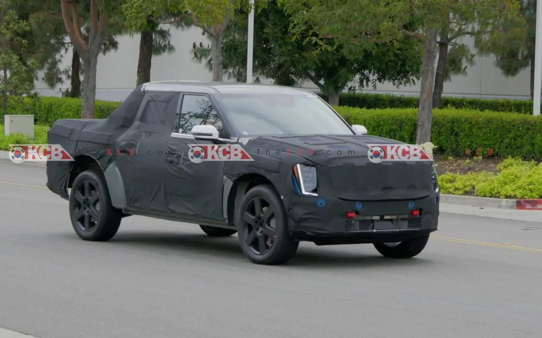 First Ever KIA EV Pickup Spied in California