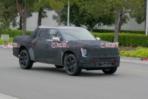 kia ev pickup ev9 test mule