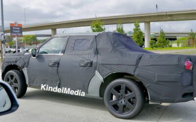 KIA EV Pickup Test Mule Captured in Video