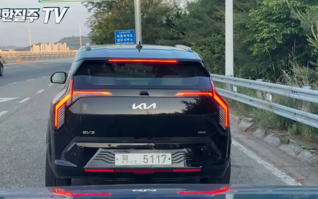 KIA EV3 GT Line Captured in the Wild