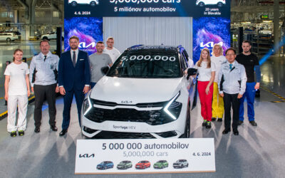 KIA Hits 5 Million Cars Produced at its Zilina Plant