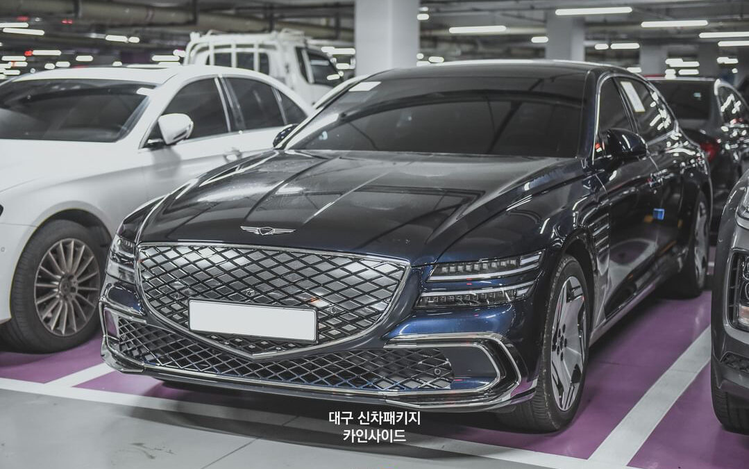 Updated Genesis Electrified G80 Captured in the Wild