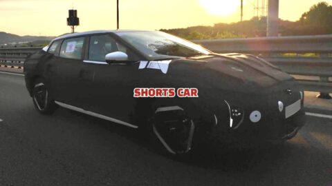 KIA EV4 Spied With Unusual Design - Korean Car Blog