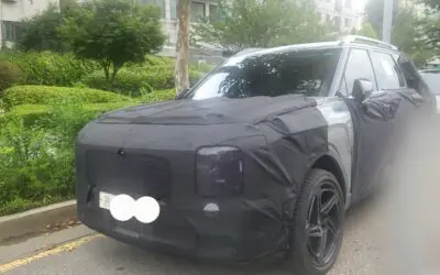 Hyundai Palisade Prototype Spied with GV70 Magma Wheels