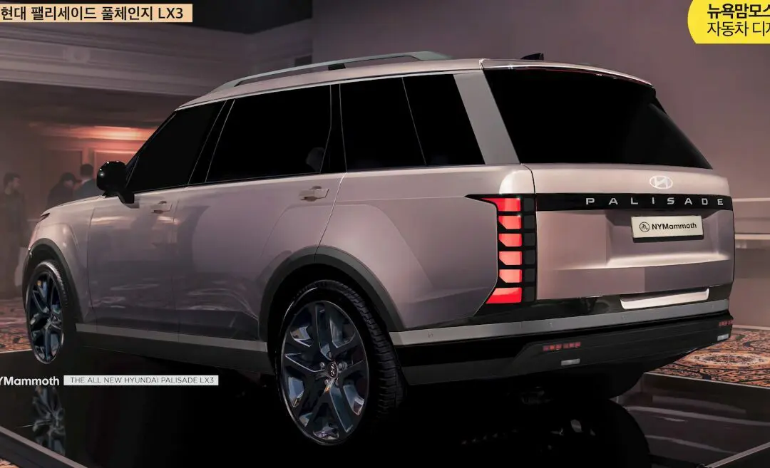 2026 Hyundai Palisade Rear Rendering
