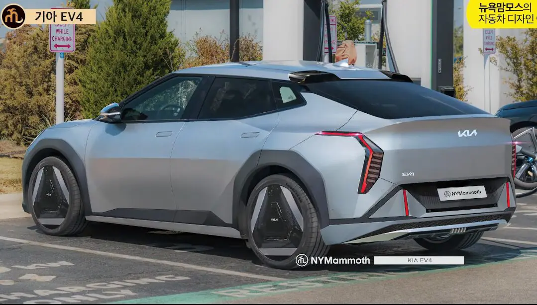 2025 KIA EV4 Rendering