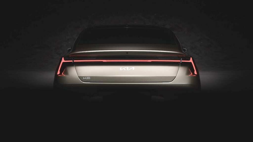 kia k8 facelift teaser 3