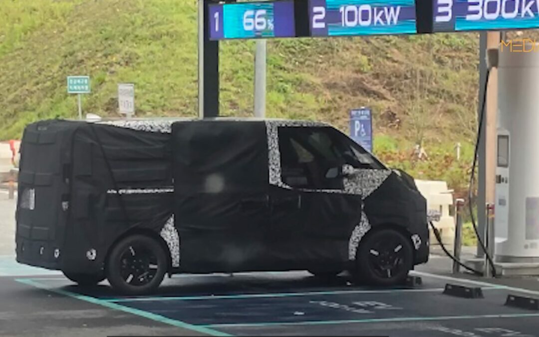 KIA PV5 Spied Testing for the First Time