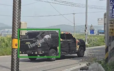 Mysterious KIA Tasman Captured, SUV Model?