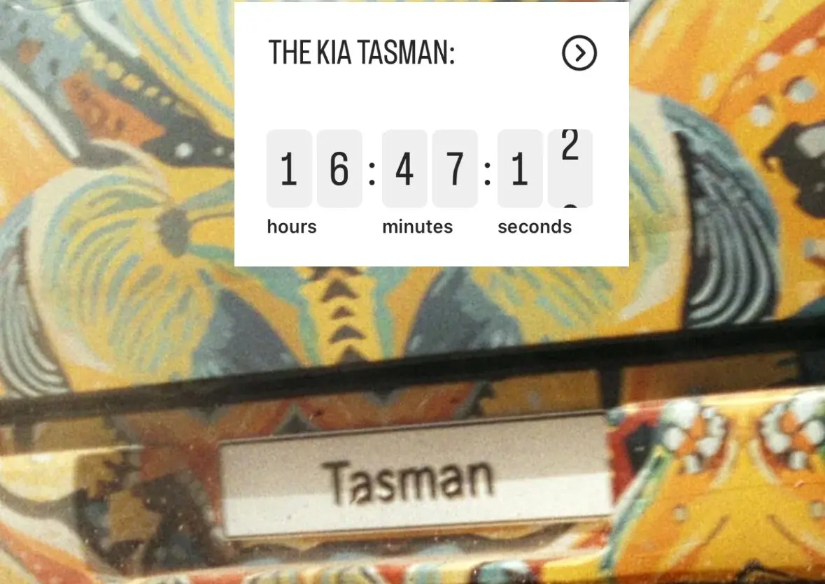 kia tasman teaser