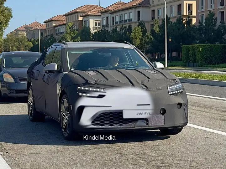 US-Spec Genesis GV60 Facelift Spied in California