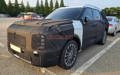 2026 Hyundai Palisade Calligraphy Spied Up Close