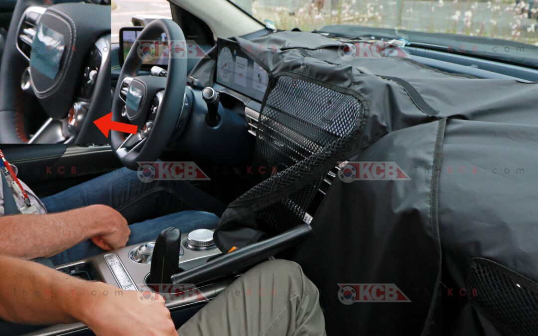 Genesis GV60 Facelift Interior Leaked, Shows Magma Boost Button