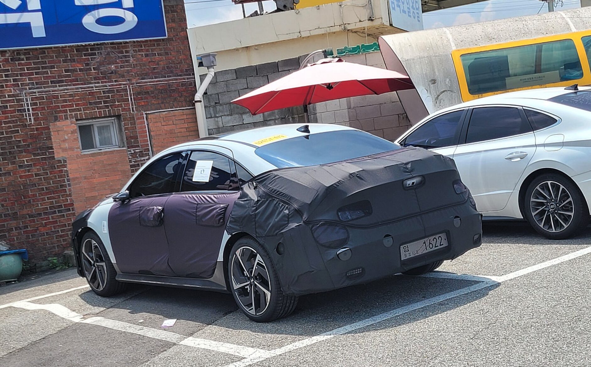 hyundai ioniq 6 n line spied