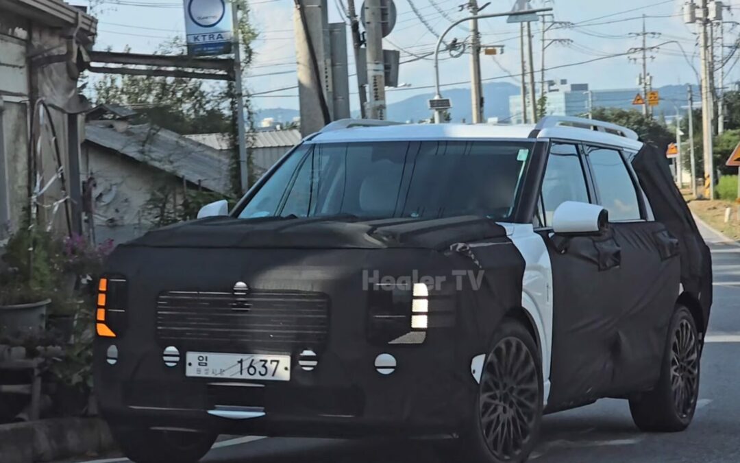 Hyundai Palisade P1 Prototype Shows New Details