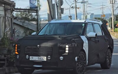 Hyundai Palisade P1 Prototype Shows New Details