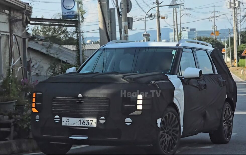 Hyundai Palisade P1 Prototype Shows New Details Korean Car Blog