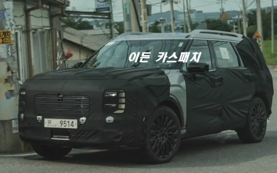 Hyundai Palisade Pre-Production Prototype Spied